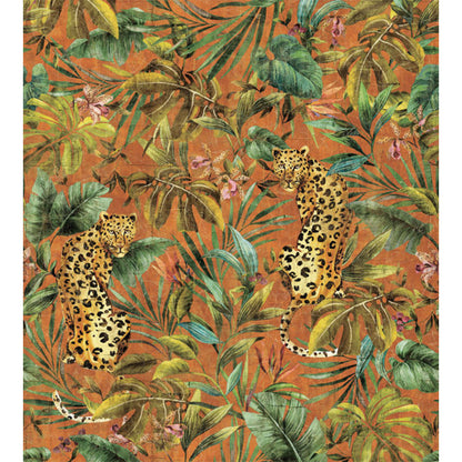 Carta da parati - "Exotica Mural - Burnt Orange" | WALLQUEST - DAISY BENNETT