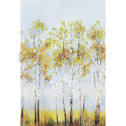 Carta da parati - "Aspen Tree Mural - Sky Blue" | WALLQUEST - DAISY BENNETT