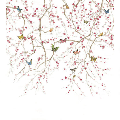 Carta da parati - "Butterfly Delight - White" | WALLQUEST - DAISY BENNETT