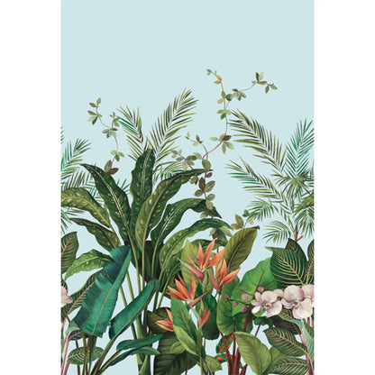 Carta da parati - "Bird of Paradise Mural - White" | WALLQUEST - DAISY BENNETT