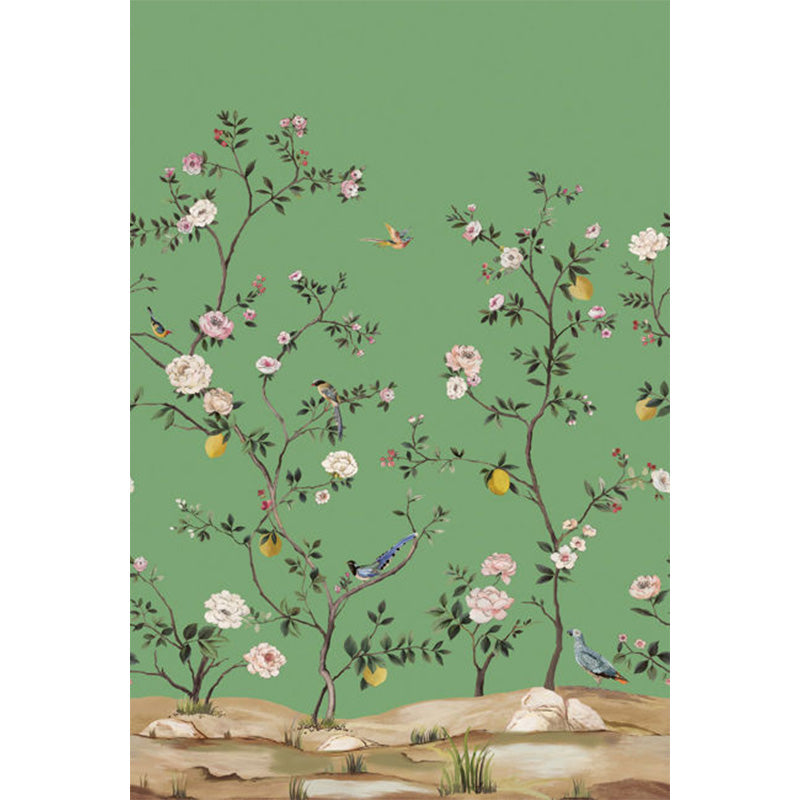 Carta da parati - "Blossom Mural - Emerald" | WALLQUEST - DAISY BENNETT