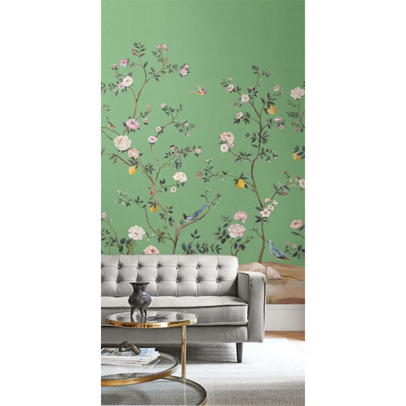 Carta da parati - "Blossom Mural - Emerald" | WALLQUEST - DAISY BENNETT