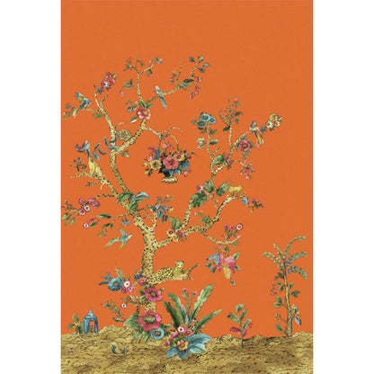 Carta da parati - "Tanzania Tree of Life Mural - Clementine" | WALLQUEST - DAISY BENNETT