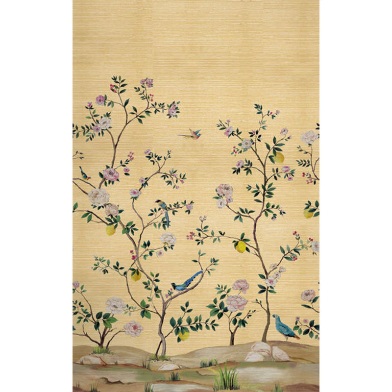 Carta da parati - "Blossom Mural - Gold Metallic" | WALLQUEST - DAISY BENNETT