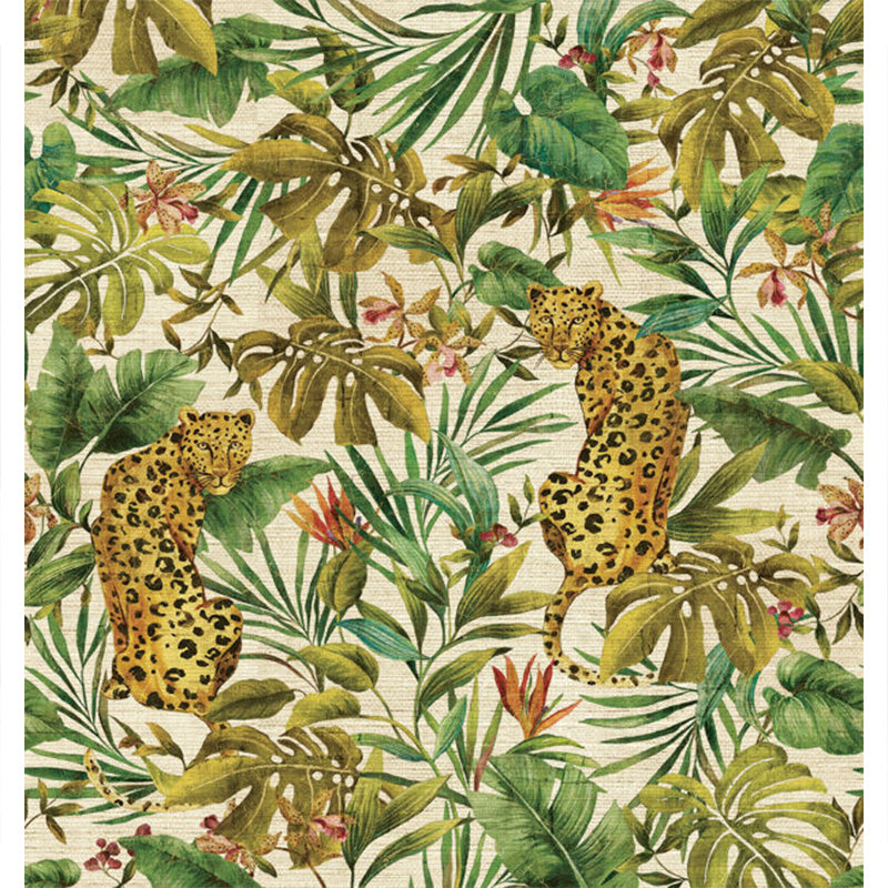Carta da parati - "Exotica Mural - Linen" | WALLQUEST - DAISY BENNETT