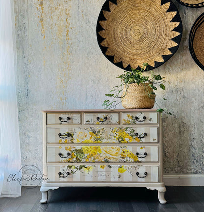 Redesign Decor Transfers – "Sunlit Serenade” 4 fogli 90x70 cm