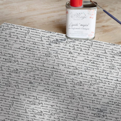 Stampa Trasferibile “SCRIPT, ELEGANT CALLIGRAPHY” 28×40 cm