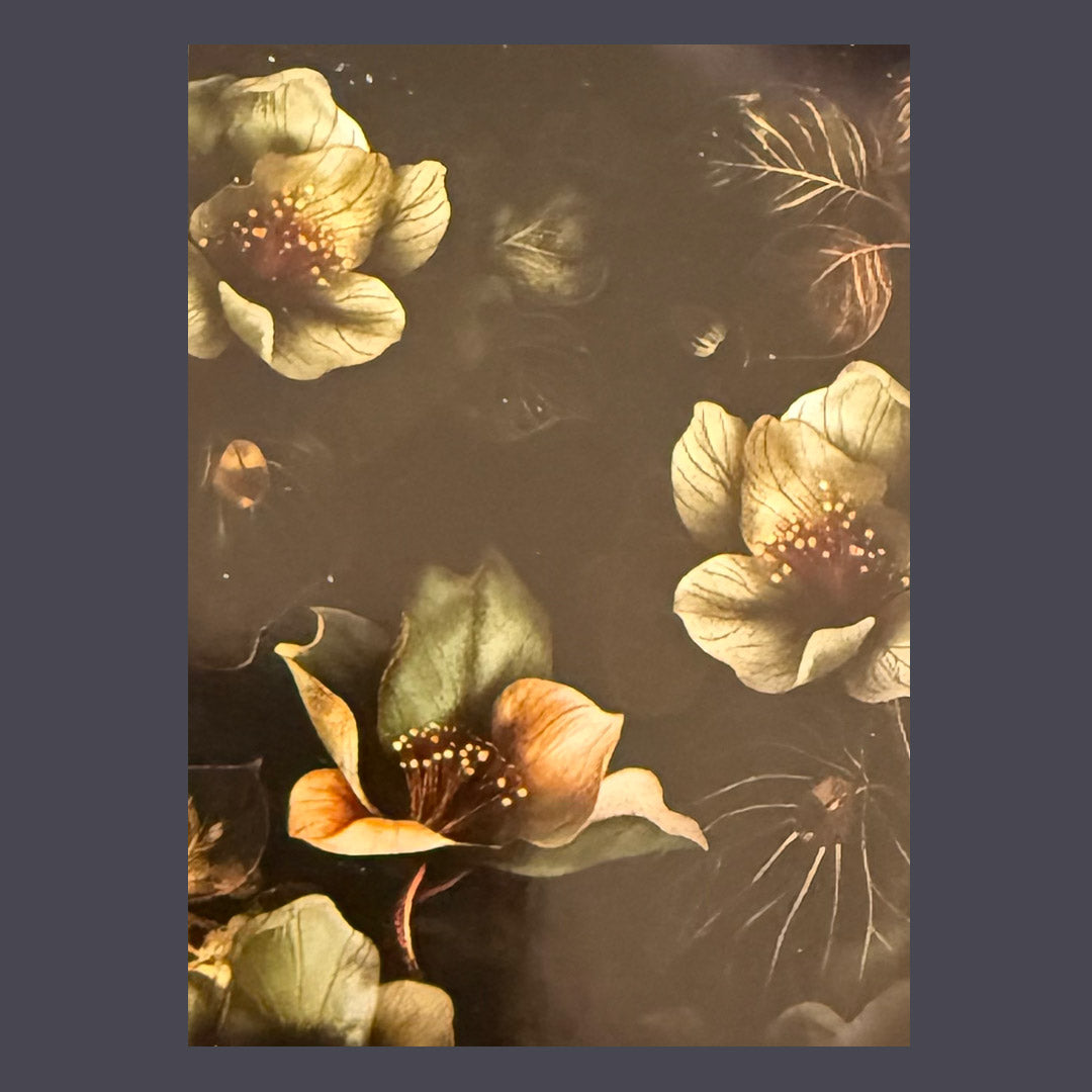 Carta da Decoupage Fiber “Emerald elegance” 1 foglio A1