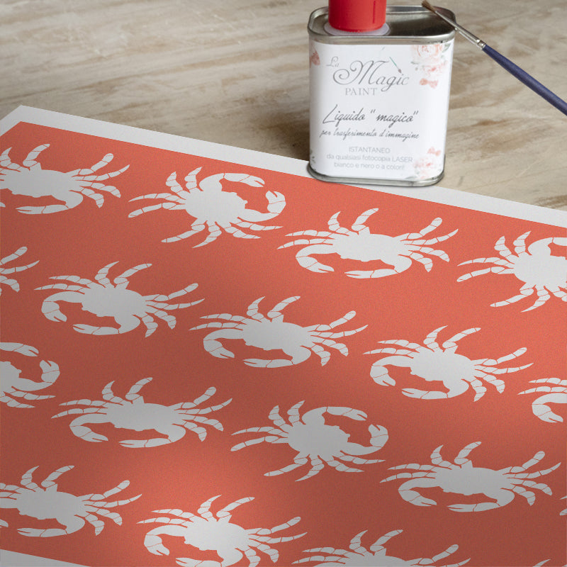 Stampa Trasferibile “CRAB FANTASY” 28×40 cm