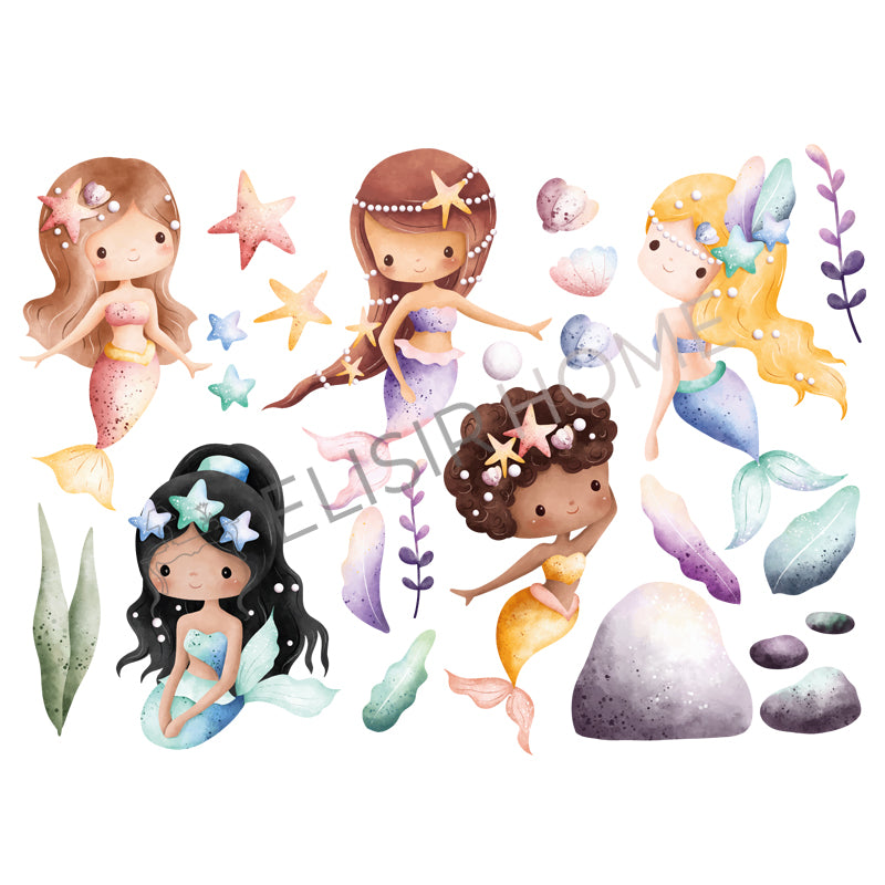 Stampa Trasferibile “AMICHE SIRENE” 28×40 cm