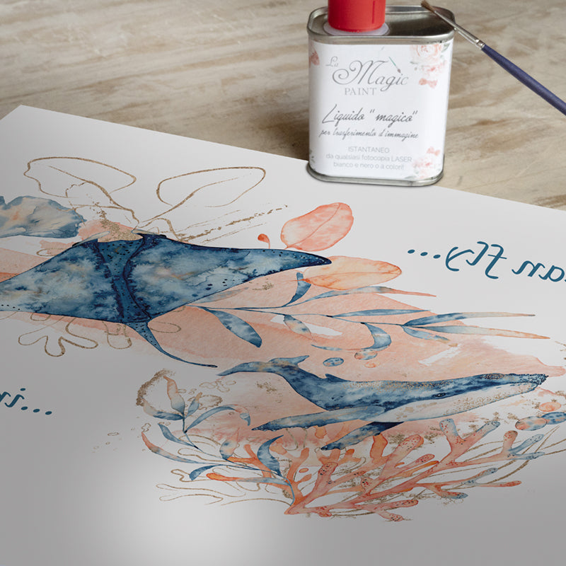 Stampa Trasferibile “POESIA MARINA” 28×40 cm