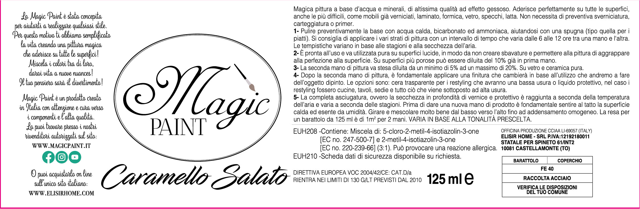 Magic Paint colore "Caramello Salato"