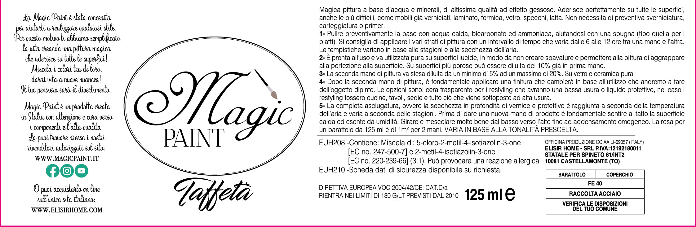 Magic Paint colore "Taffetà"