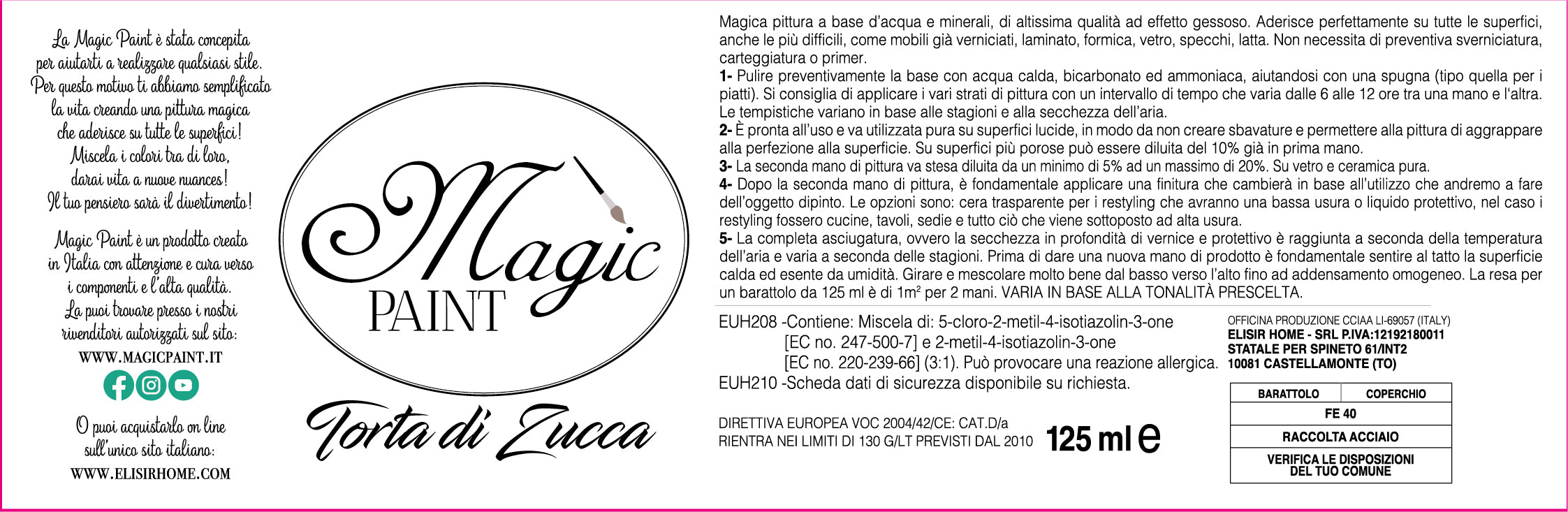 Magic Paint colore "Torta di Zucca"