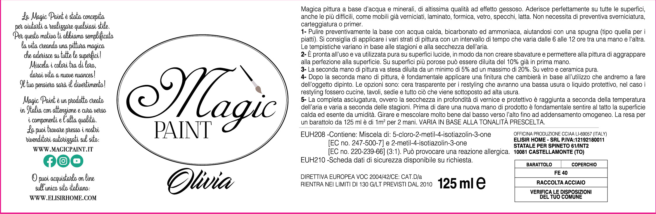 Magic Paint colore "Olivia"