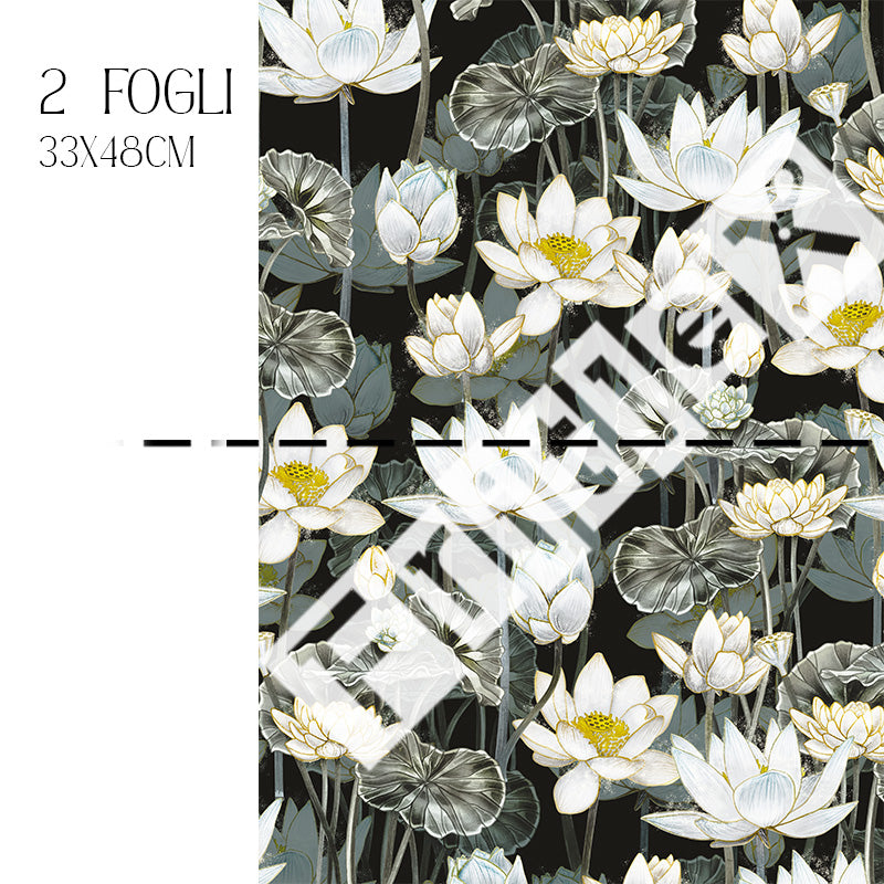 Dècoupage Collezione Alex - Fiore di loto