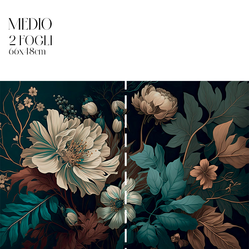 Découpage Modern Flora - Elegant Blumen