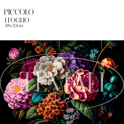 Dècoupage Modern Flora - Bouquet Colorato