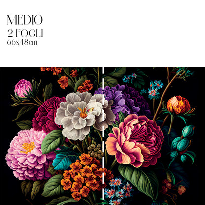 Dècoupage Modern Flora - Bouquet Colorato