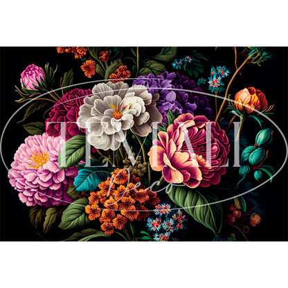 Dècoupage Modern Flora - Bouquet Colorato