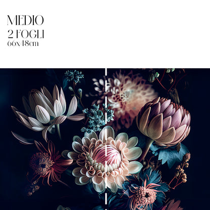 Dècoupage Modern Flora - Zinnie Pastello