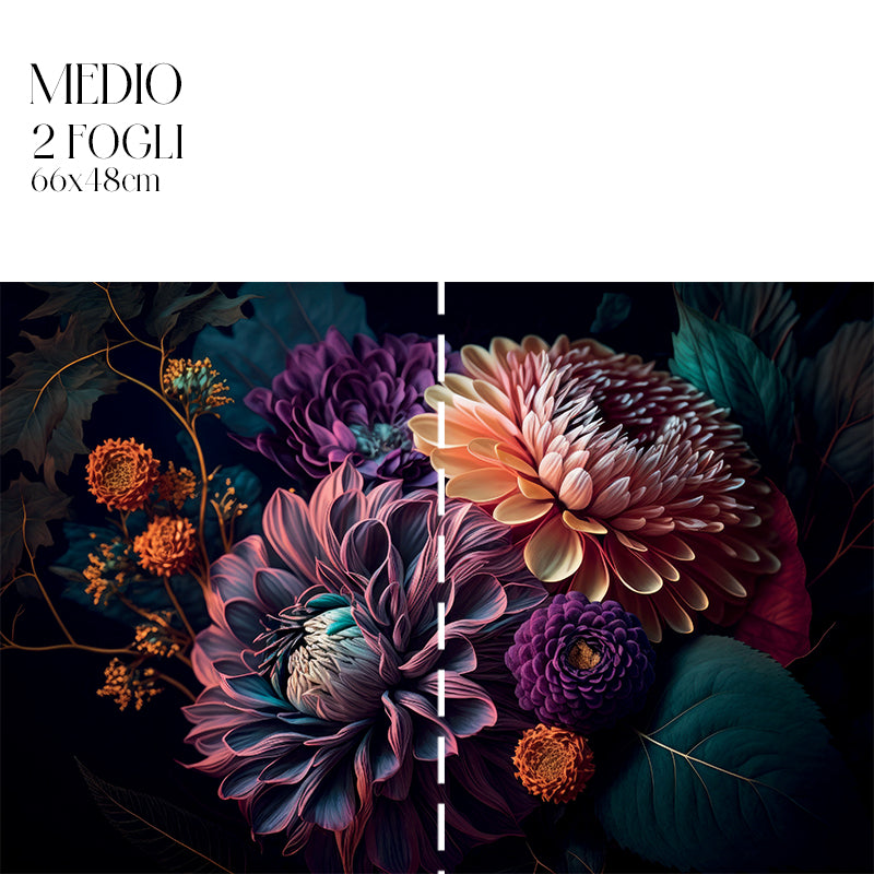 Découpage Modern Flora - Notte Fiorita