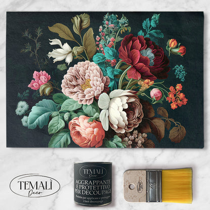 Dècoupage Modern Flora - Floral Bouquet