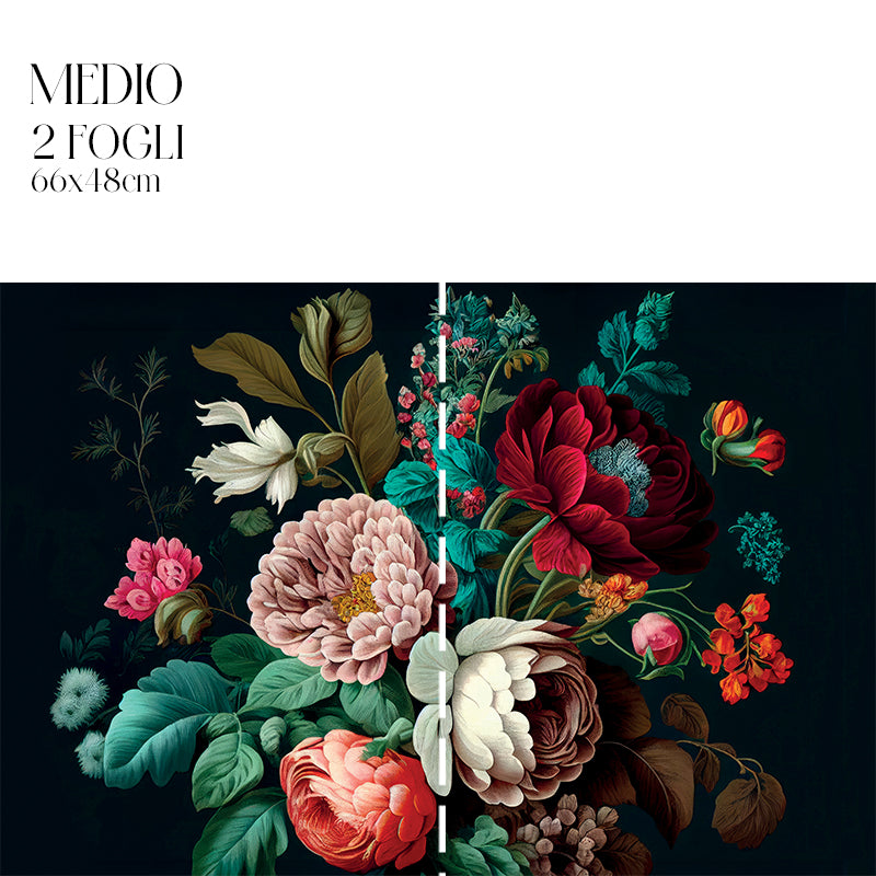 Dècoupage Modern Flora - Floral Bouquet