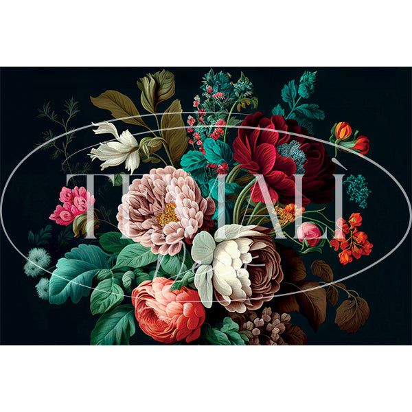 Dècoupage Modern Flora - Floral Bouquet