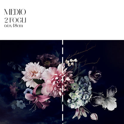 Dècoupage Modern Flora - Purple Blooming