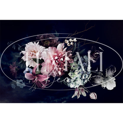 Dècoupage Modern Flora - Purple Blooming