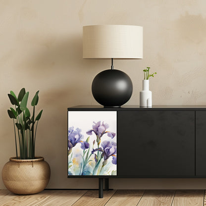 Dècoupage Modern Flora – Fiori acquerello viola