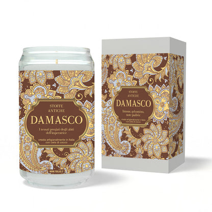 Candela Profumata Damasco - Stoffe Antiche - FraLab 390g