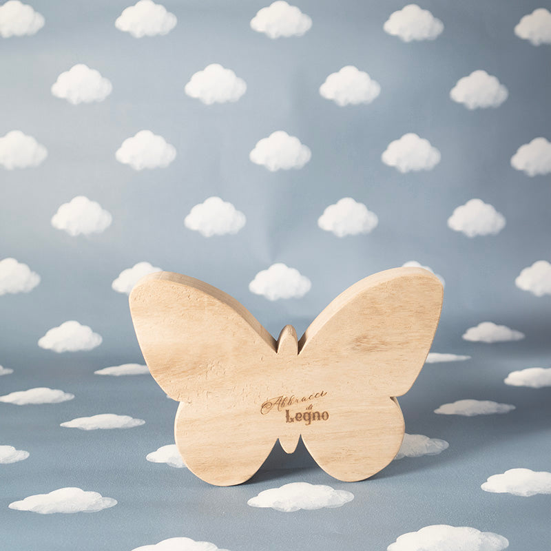 Statuina in legno "Farfalla Piccola"