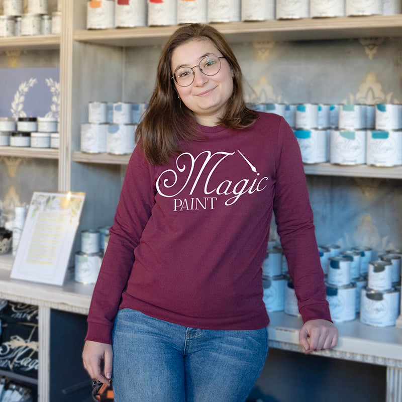 Felpa Granata Magic Paint - Unisex