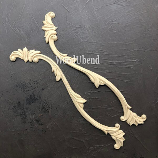 Coppia di Fregi Decorativi "Liuta small”, WoodUbend