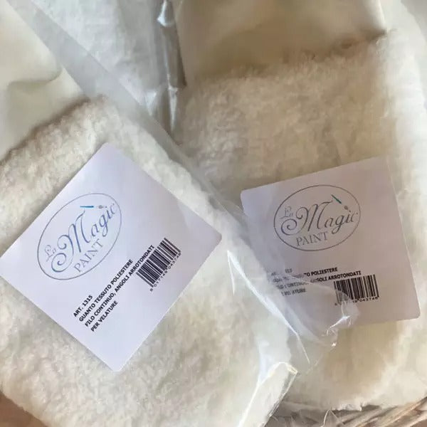 Guanto morbido da massaggio e lucidatura “Soffio”