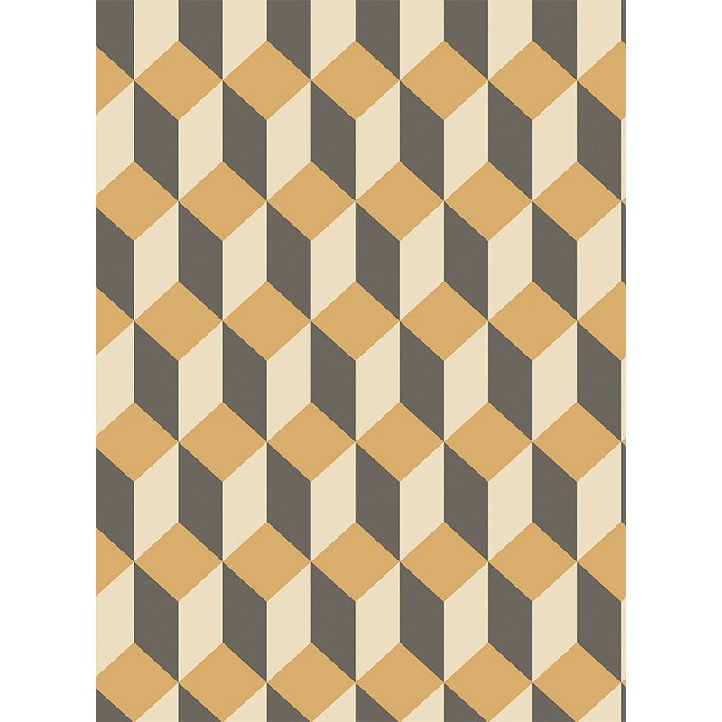 Carta da Parati “DELANO Metallic Gold, Cream and Charcoal” | COLE & SON
