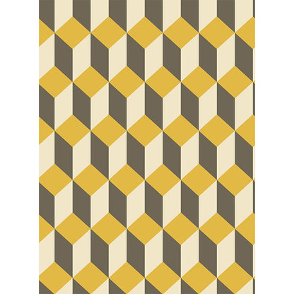 Carta da Parati “DELANO Yellow, White & Soot” | COLE & SON