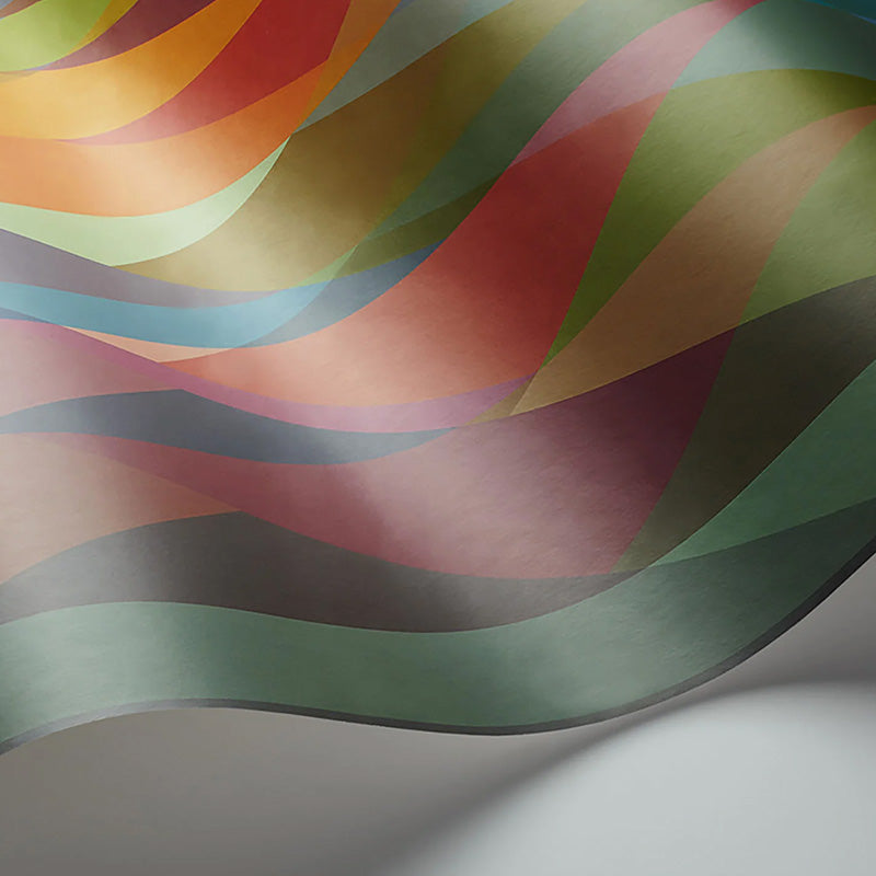 Carta da Parati “PRISM Bright Multi on Fuchsia” | COLE & SON