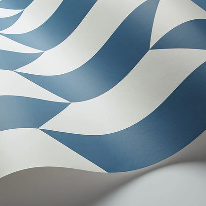 Carta da Parati “TILE White & China Blue” | COLE & SON