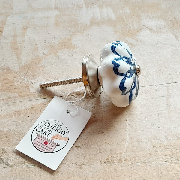 Pomello in ceramica “Blue and White Flower"