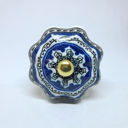 Pomello in ceramica “Ghirigori Flower"