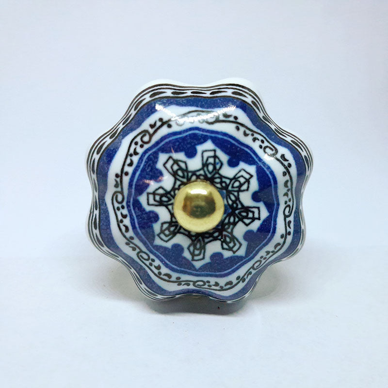 Pomello in ceramica “Ghirigori Flower"