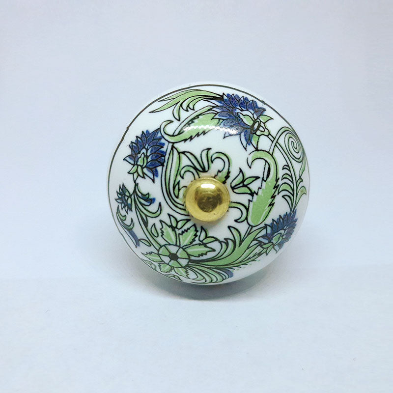 Pomello in ceramica “Caleidoscopio Vegetale"