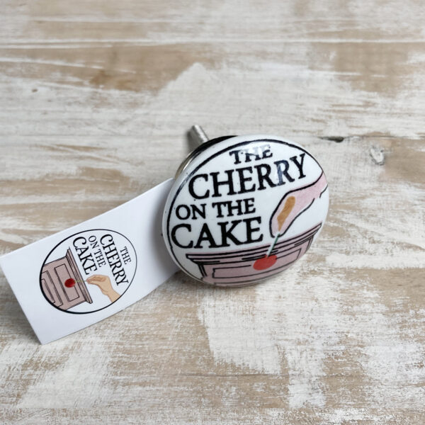 Pomello in ceramica “The Cherry on the Cake”