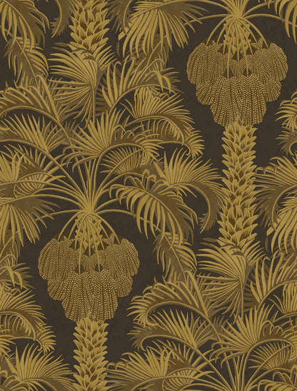 Carta da Parati "MARTYN LAWRENCE BULLARD" Hollywood palm oro e marrone | COLE & SON