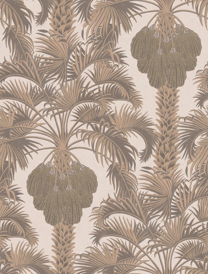 Carta da Parati "MARTYN LAWRENCE BULLARD" Hollywood palm oro rosa e cipria | COLE & SON