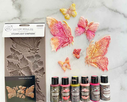 Redesign Decor Moulds “Steamflight Symphony” 12 x 25 cm