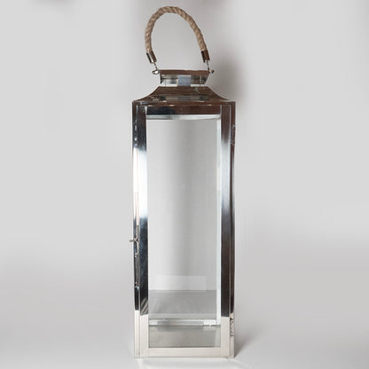 Lanterna "Slim", in vetro e alluminio